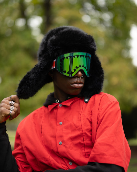 Sprayground SKY HIGH SEEKERS ARCTIC BIG FUR AVIATOR (BLK)