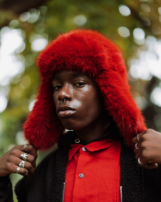 Sprayground SKY HIGH SEEKERS ARCTIC BIG FUR AVIATOR (SG RED)