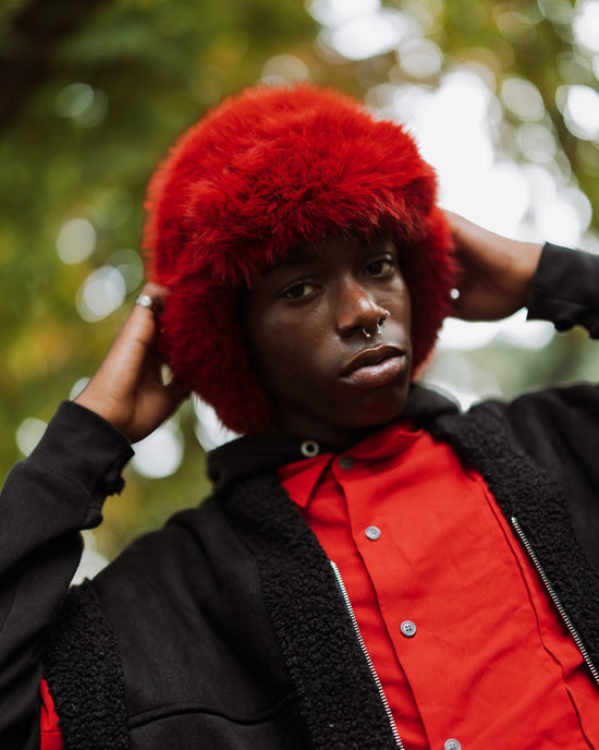 Sprayground SKY HIGH SEEKERS ARCTIC BIG FUR AVIATOR (SG RED)