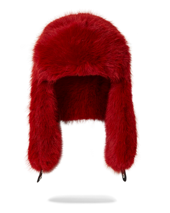 sprayground SKY HIGH SEEKERS ARCTIC BIG FUR AVIATOR (SG RED)