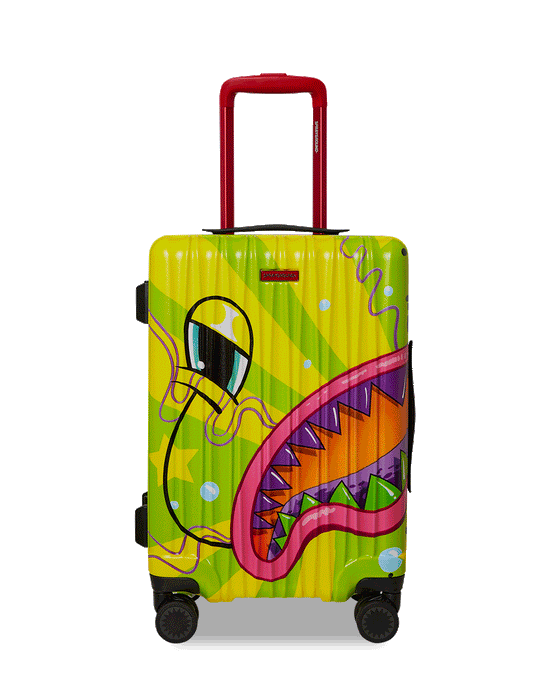 sprayground SLIME DIME SHARKNAUTICS HARDSHELL CARRY-ON LUGGAGE