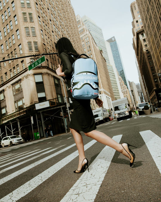 Sprayground SMASH LOGO DEEP BLUE SKY DLXSV BACKPACK