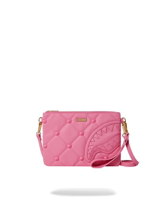 sprayground SORBET STUNNA BEAR STUD CROSSOVER CLUTCH