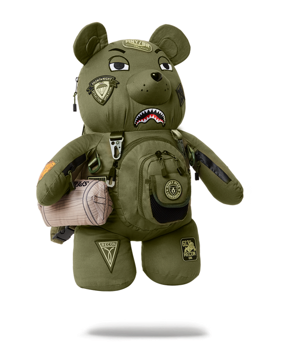 Sprayground SPECIAL OPS FULL THROTTLE MONEYBEAR TEDDYBEAR BACKPACK