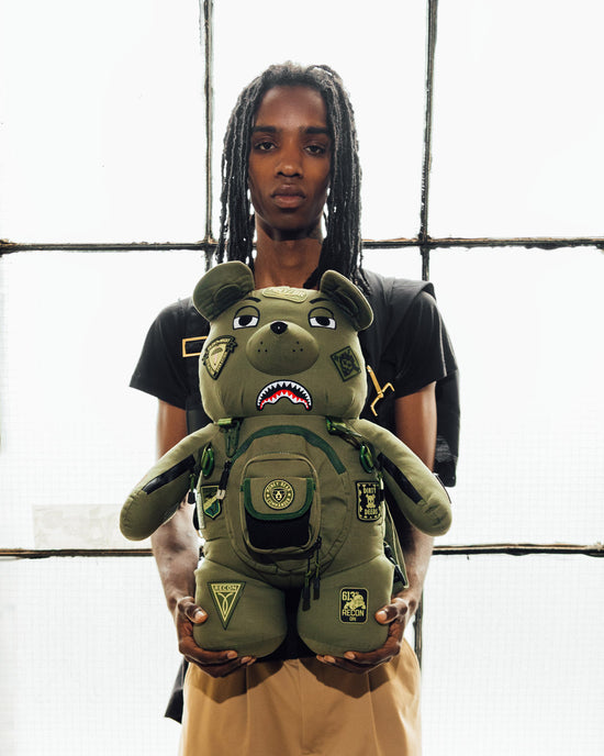 Sprayground SPECIAL OPS FULL THROTTLE MONEYBEAR TEDDYBEAR BACKPACK