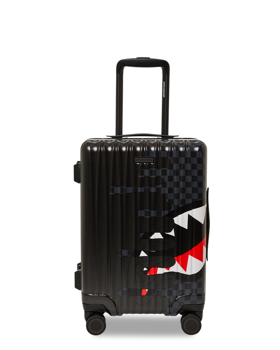 Sprayground SPEED SHARK SIDE SWIPE HARD SHELL CARRY-ON LUGGAGE