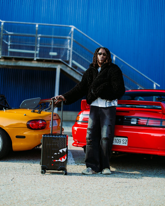 Sprayground SPEED SHARK SIDE SWIPE HARD SHELL CARRY-ON LUGGAGE