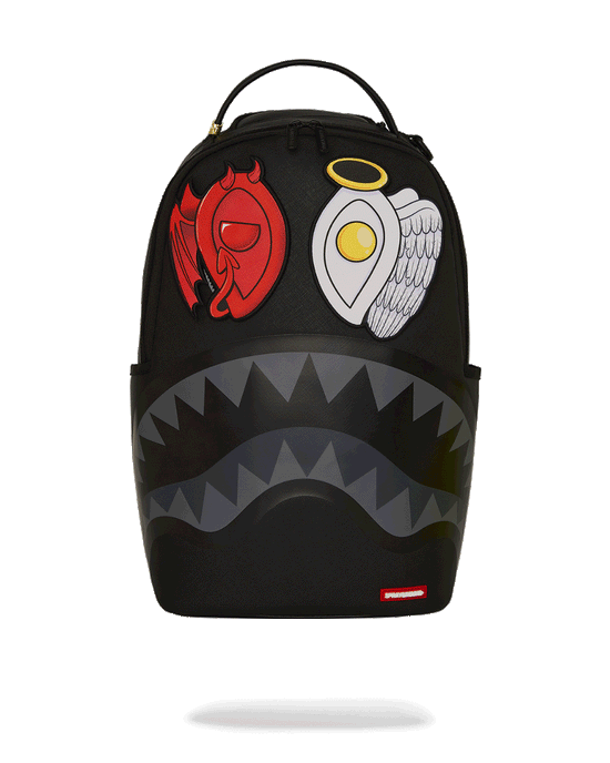 sprayground SPLIT SAINT VELCRO REMOVABLE 6 EYES SHARK BACKPACK
