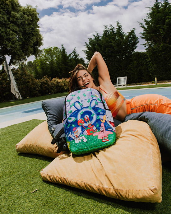 Sprayground SPONGEBOB CREW MONEY BATH DLXR BACKPACK