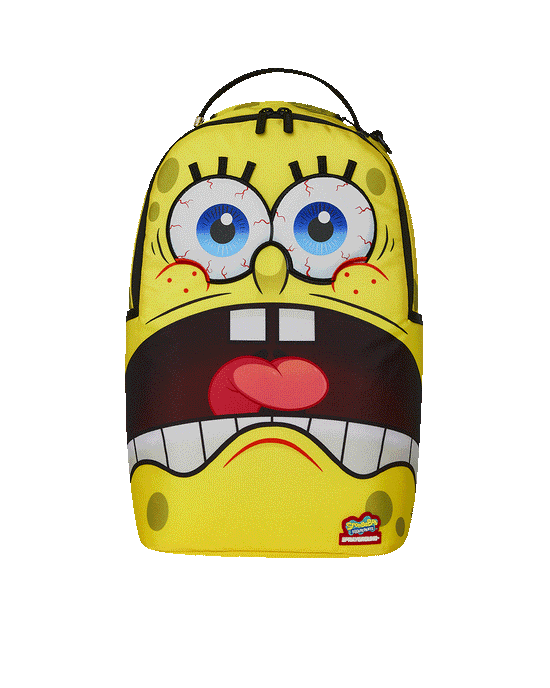 sprayground SPONGEBOB EYE POP REMOVABLE EYES BACKPACK