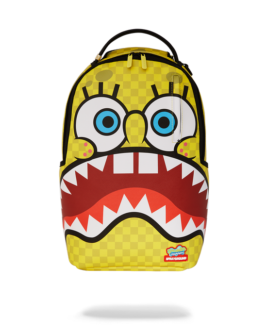 sprayground SPONGEBOB SQUARE CHECK FLEX DLXSV BACKPACK