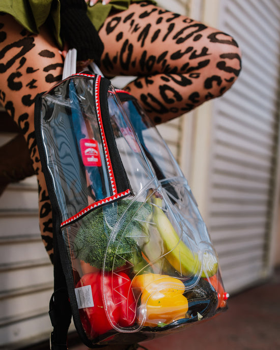 Sprayground 100% CLEAR BACKPACK SHARK