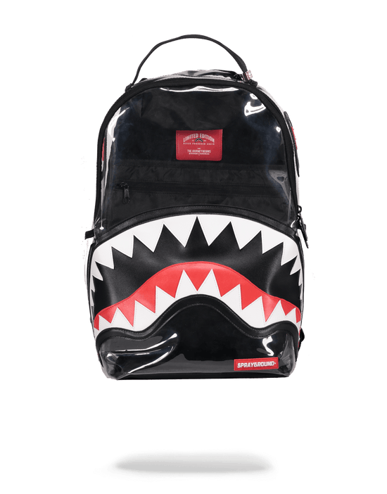 sprayground 20/20 VISION SHARK CLEAR BACKPACK
