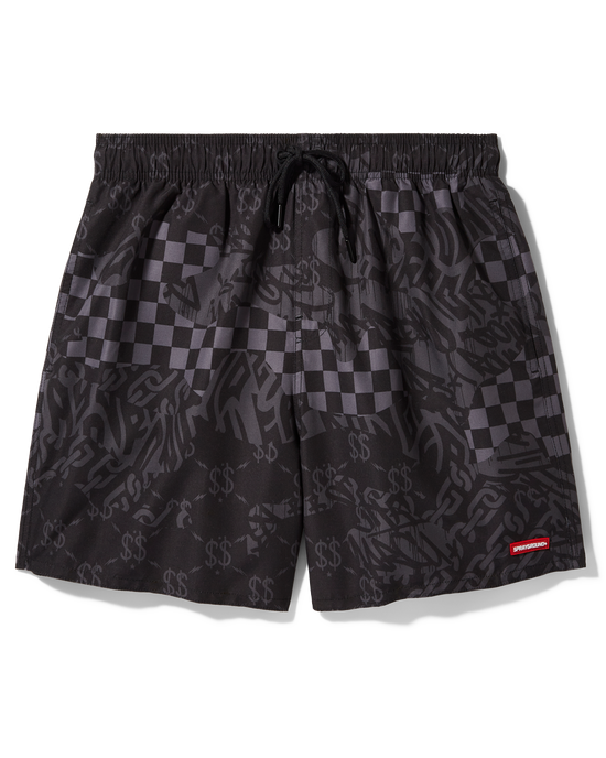 sprayground 3AM CHECK SWIM SHORTS