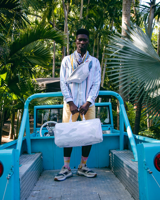 Sprayground 3AM LE BLANC DUFFLE