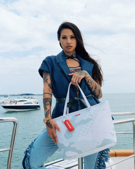 Sprayground 3AM LE BLANC TOTE