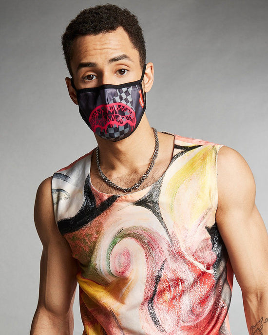 Sprayground 3AM PINK DRIP FACE MASK