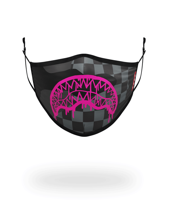 sprayground 3AM PINK DRIP FACE MASK