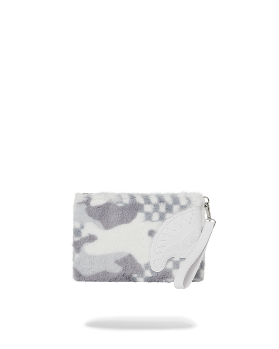 sprayground 3AM PLUSH SWISS ALPS CROSSOVER CLUTCH