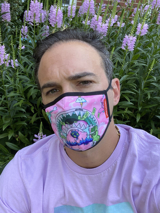 Sprayground ADULT DBD LAND FORM-FITTING FACE MASK