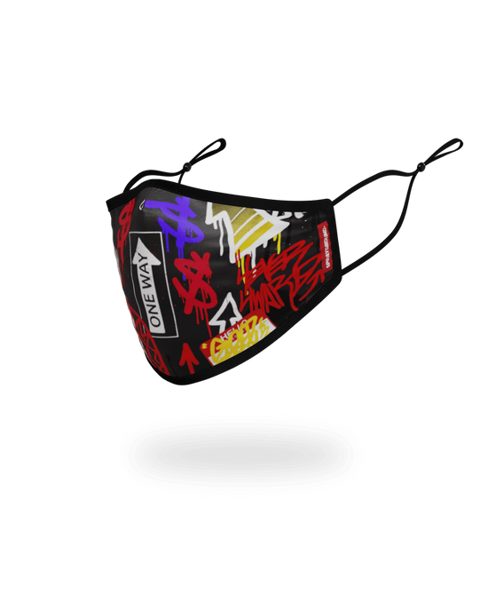 Sprayground ADULT ONE WAY FORM-FITTING FACE MASK