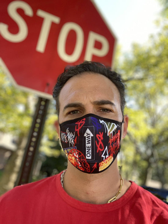 Sprayground ADULT ONE WAY FORM-FITTING FACE MASK