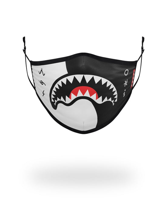 sprayground ADULT YIN YANG FORM FITTING FACE MASK