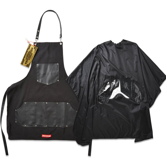 sprayground BARBER APRON CAPE SET