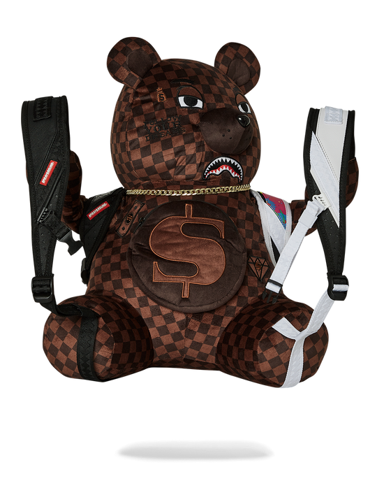 sprayground BEAR WEARING BACKPACK AS A BACKPACK