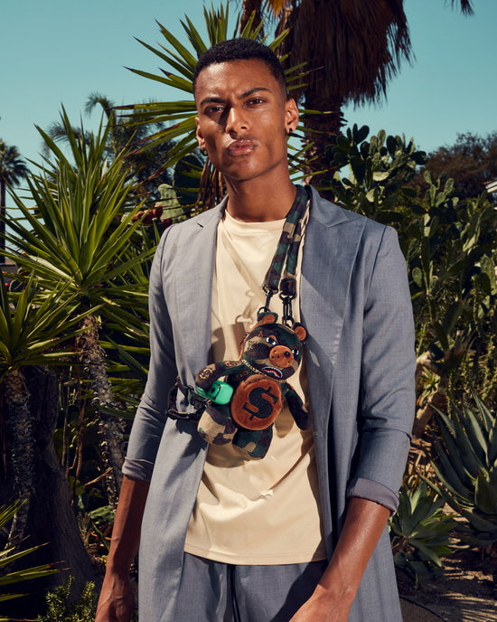 Sprayground BEARCUB BACKPACK - CAMOCHECK MONEYBEAR