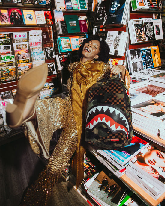 Sprayground BIG SKY FUR SHARK BACKPACK