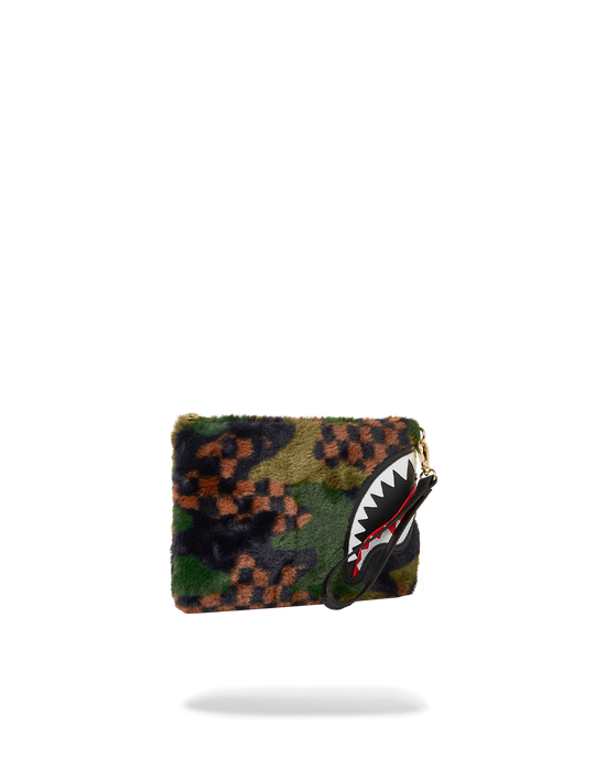 Sprayground BIG SKY FUR SHARK CROSSOVER CLUTCH
