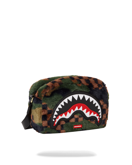 Sprayground BIG SKY FUR SHARK MESSENGER BRICK BAG
