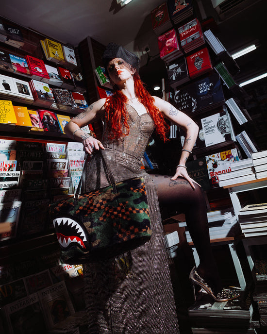 Sprayground BIG SKY FUR SHARK TOTE