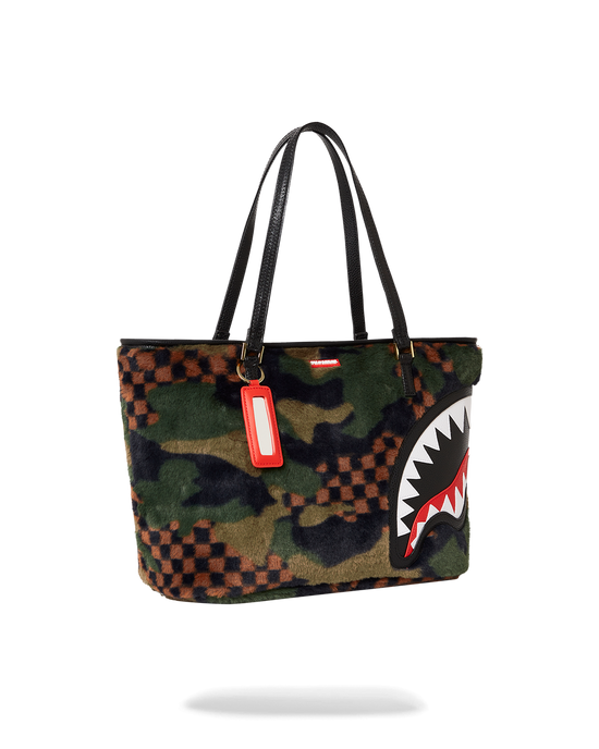Sprayground BIG SKY FUR SHARK TOTE