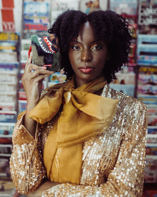 Sprayground BIG SKY FUR SHARK WALLET