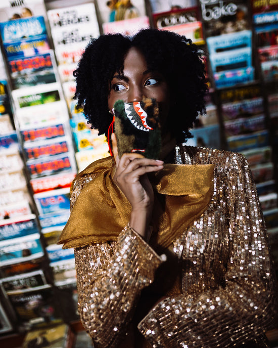 Sprayground BIG SKY FUR SHARK WALLET