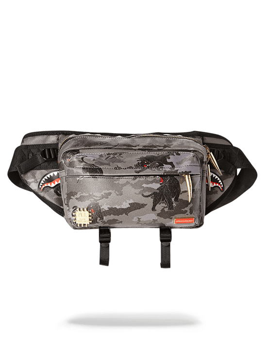 sprayground BLACK PANTHERA CAMO CROSSBODY