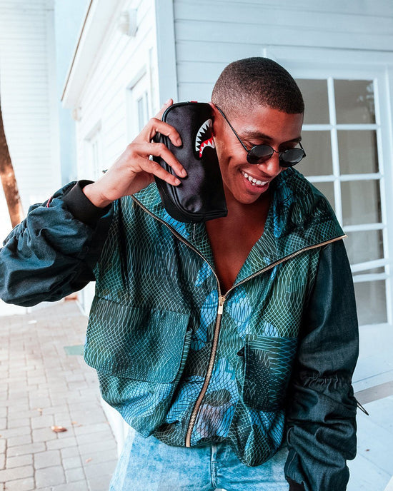 Sprayground BLACK SHARK MOUTH POUCH