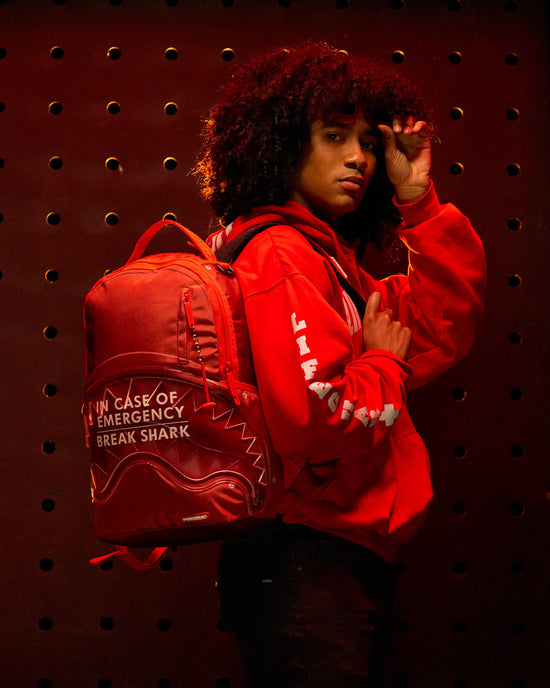 Sprayground BREAK IN CASE OF EMERGENCY SHARK (DLXR)