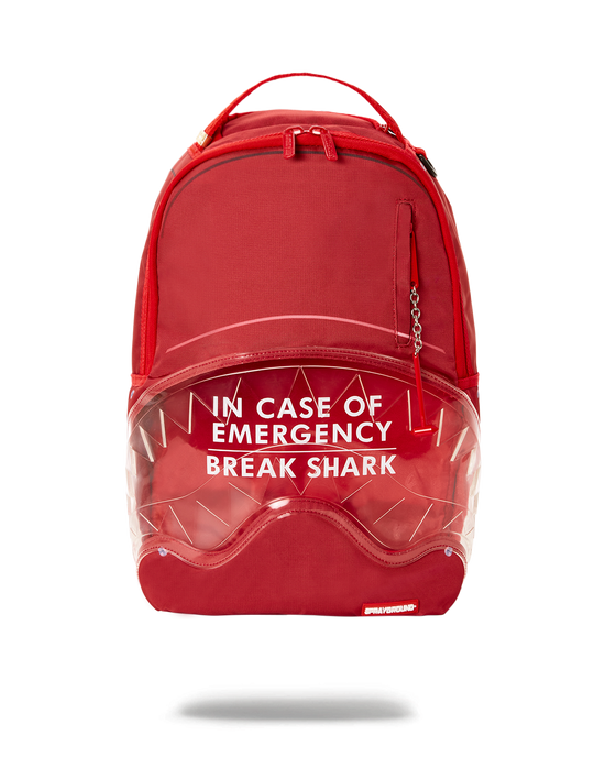 sprayground BREAK IN CASE OF EMERGENCY SHARK (DLXR)
