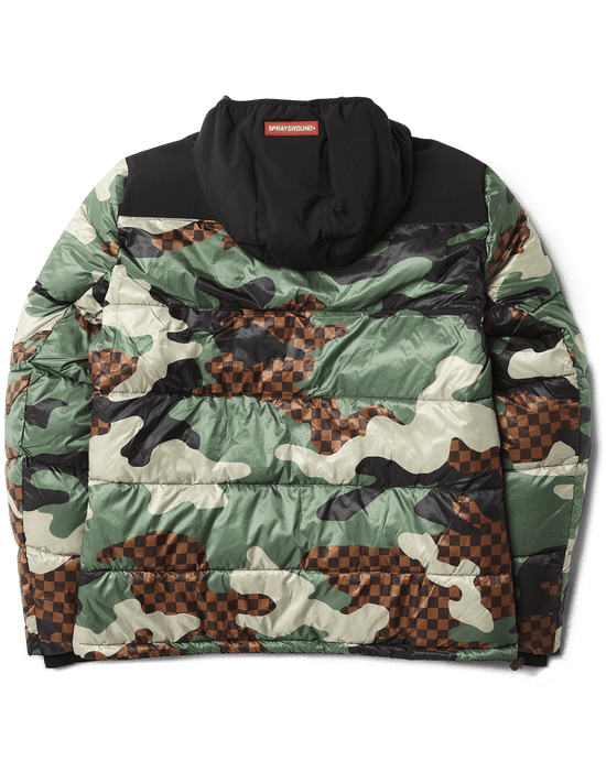 Sprayground CAMO CHECKERED PUFFER