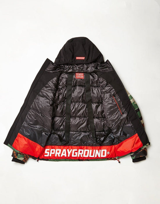 Sprayground CAMO CHECKERED PUFFER