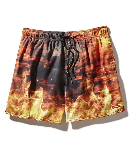 sprayground CAMO FIRE SHOTO SWIM TRUNKS