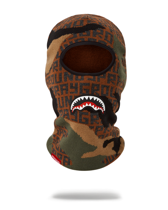 sprayground CAMO INFINITI SKI MASK
