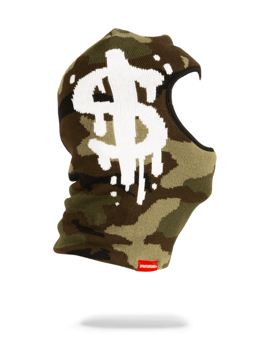 Sprayground CAMO MONEY DRIP SKI MASK