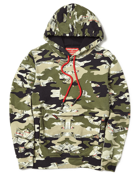sprayground CAMO MONEY HOODIE