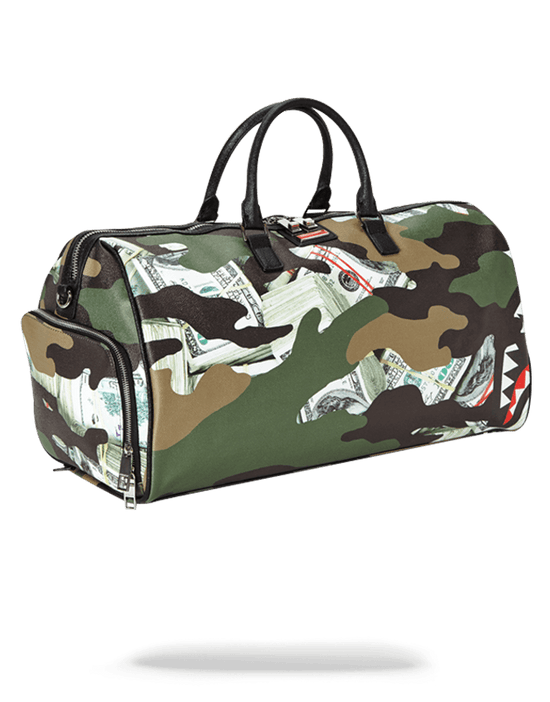 Sprayground CAMO MONEY SHARK DUFFLE