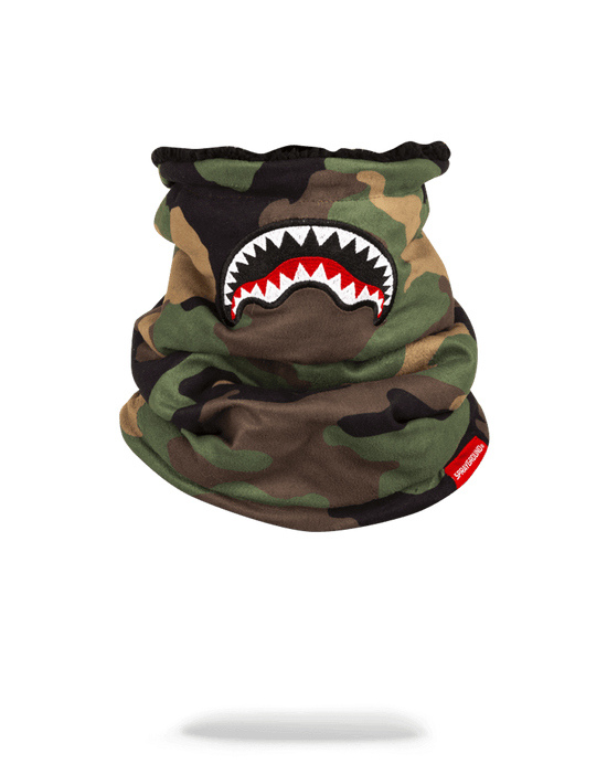 sprayground CAMO SHARK NECK WARMER