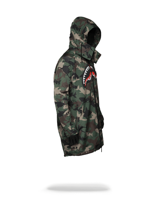 Sprayground CAMO SHARK PARATROOPER JACKET
